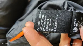 Abrigo plumón gris largo