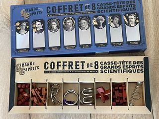 Caja 8 Puzzles Grandes Mentes Científicas