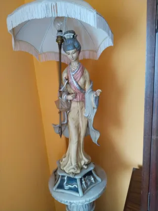 2 Columnas de alabastro decorativas