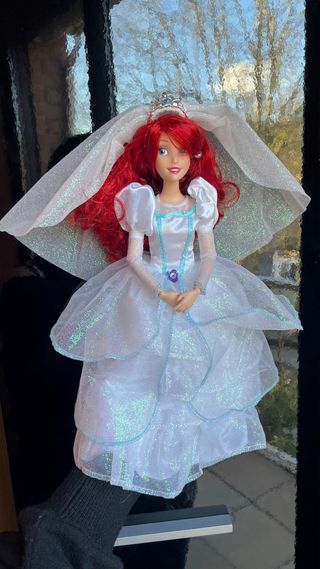 Muñeca Ariel Vestido Novia Disney