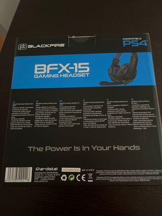 Auriculares Gaming Blackfire BFX-15 PS4/PS5