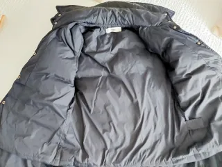 Abrigo Uterqüe Impermeable Negro