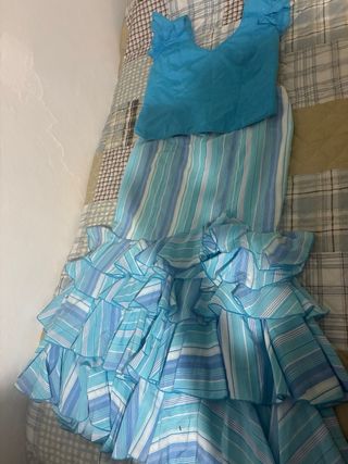 Traje de flamenca 2 piezas talla 48