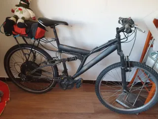 Bicicleta Eléctrica Negra