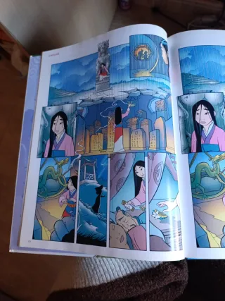 Libro Mulan en Ingles y Catalán