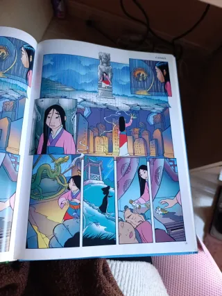 Libro Mulan en Ingles y Catalán