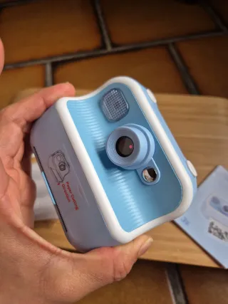 Cámara de fotos infantil con impresora