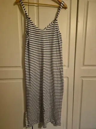 Vestido playero rayas