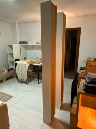 2 Estanterías Gnedby Ikea Blancas