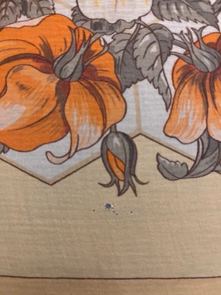 Pañuelo Hermes 140cm Seda Estampado Floral