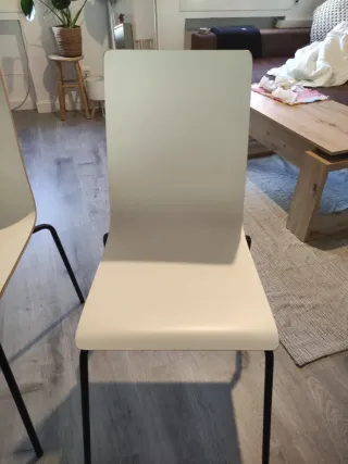 Pack 2 Sillas Comedor Metal Madera Martin Ikea