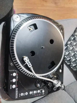 Tocadiscos BHM DJ Scratch Negro