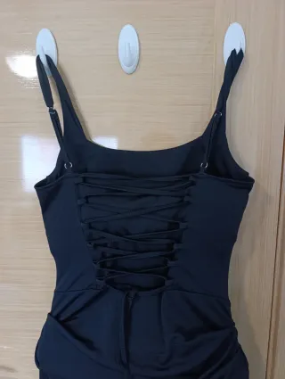 Vestido largo negro elegante