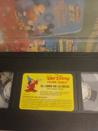 El Libro de la Selva VHS Disney Clásicos