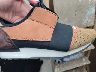 Zapatillas Balenciaga Ante y Piel Marrón