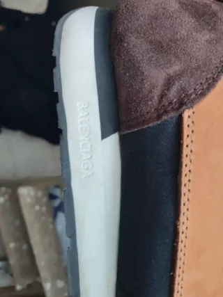 Zapatillas Balenciaga Ante y Piel Marrón