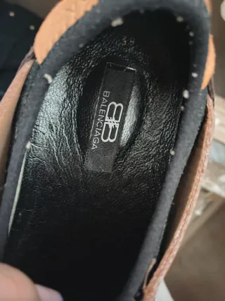 Zapatillas Balenciaga Ante y Piel Marrón