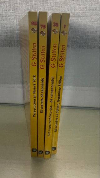 Pack 4 libros  G.Stilton