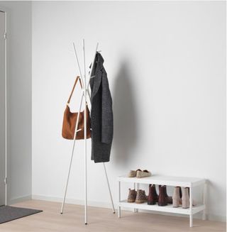 Perchero IKEA EKRAR blanco 169cm