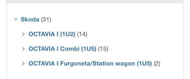 Piloto derecho Skoda Octavia 1