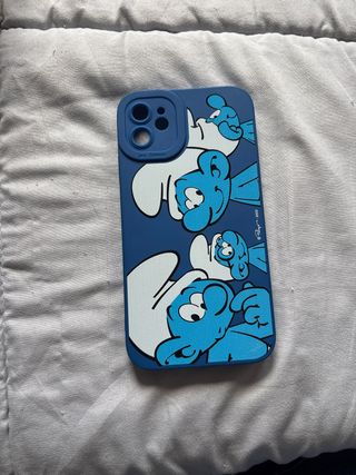 Funda iPhone 11 con Diseño de Pitufos