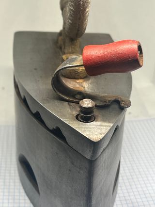 Plancha de carbón antigua