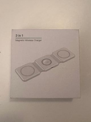 Cargador Inalámbrico Magnético 3 en 1