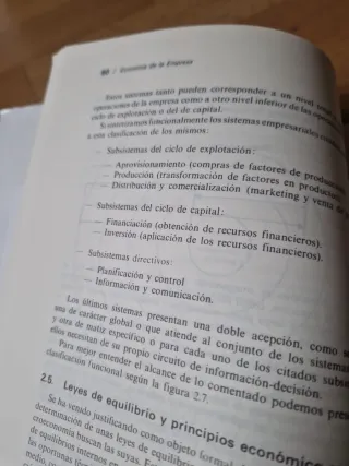 Economía de la empresa: Análisis de las decisio...
