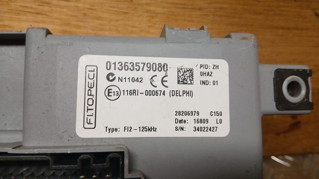 CAJA FUSIBLES FIAT FIORINO 01363579080