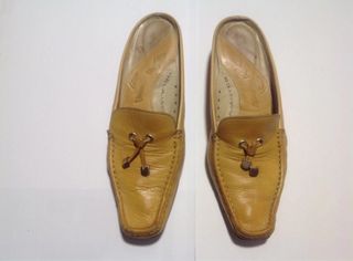 Zapatos Mocasines Flexibles Beige/Amarillo