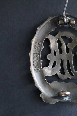 Insignia Deportes Alemana DRA Bronce 1921 Weimar
