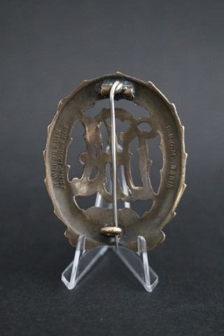 Insignia Deportes Alemana DRA Bronce 1921 Weimar