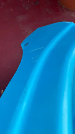 Tobogán infantil azul y verde