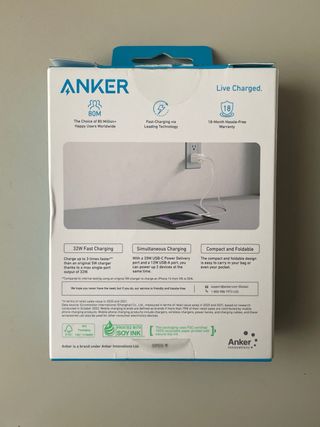 Cargador Anker 2 Puertos USB-C y USB-A