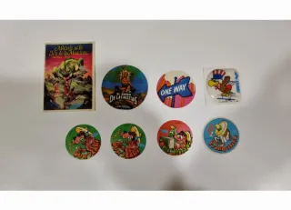 Lote de pegatinas antiguas