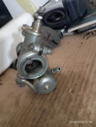 Carburador Dell'Orto UA19-S1 Vespa con filtro
