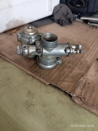 Carburador Dell'Orto UA19-S1 Vespa con filtro