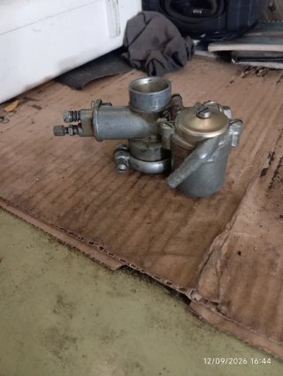 Carburador Dell'Orto UA19-S1 Vespa con filtro
