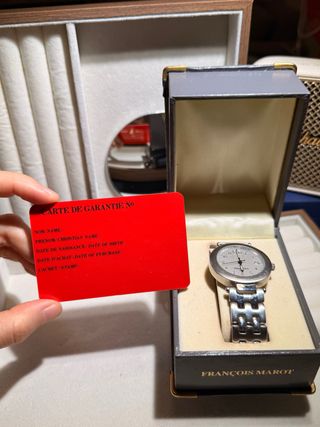 Reloj François Marot Paris Cuarzo Vintage