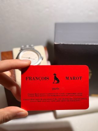 Reloj François Marot Paris Cuarzo Vintage