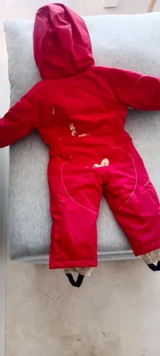 Mono de esquí para niño/a rojo