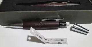 Set Regalo Faber-Castell e-motion Wood/Chrome