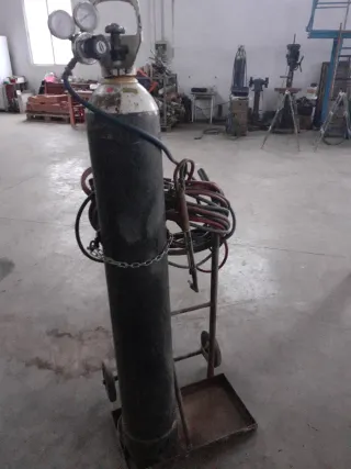 Soplete Harris con carro y mangueras