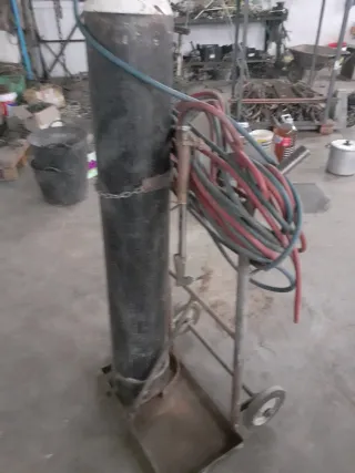 Soplete Harris con carro y mangueras