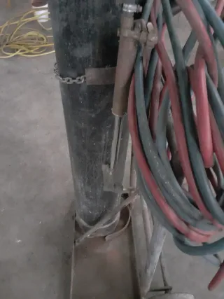 Soplete Harris con carro y mangueras