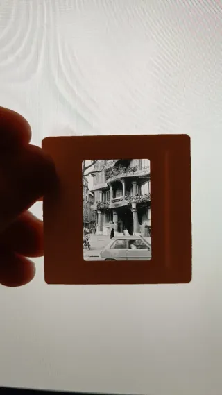 30 Diapositivas Antiguas BCN Gaudí