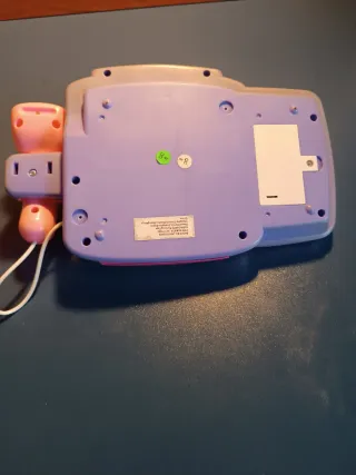 Caja registradora de juguete rosa