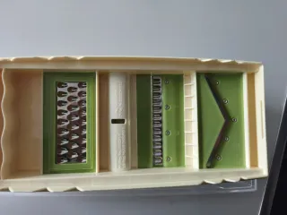 Mandolina Cortador Verduras Beige/Verde