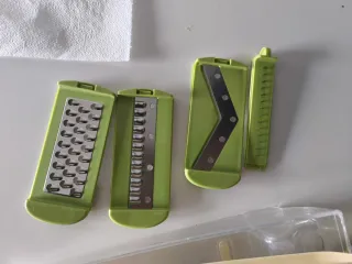 Mandolina Cortador Verduras Beige/Verde