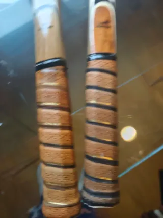 Raqueta tenis madera colección decoración vintage